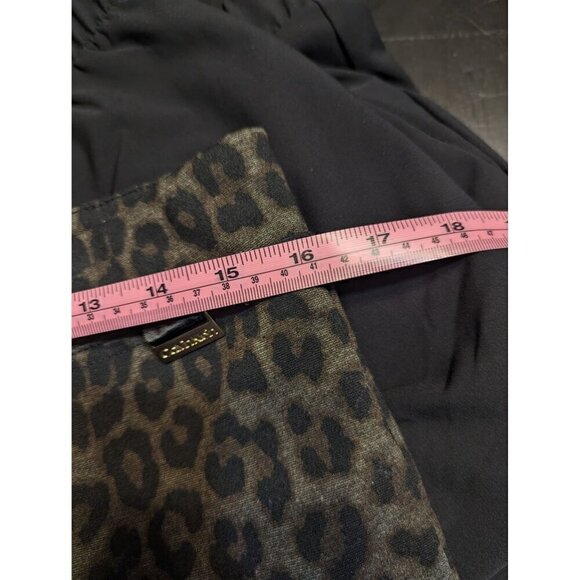 Calvin Klein Ponte Knit Pull On Pant Leopard Ankle Stretch Size M - Picture 6 of 9